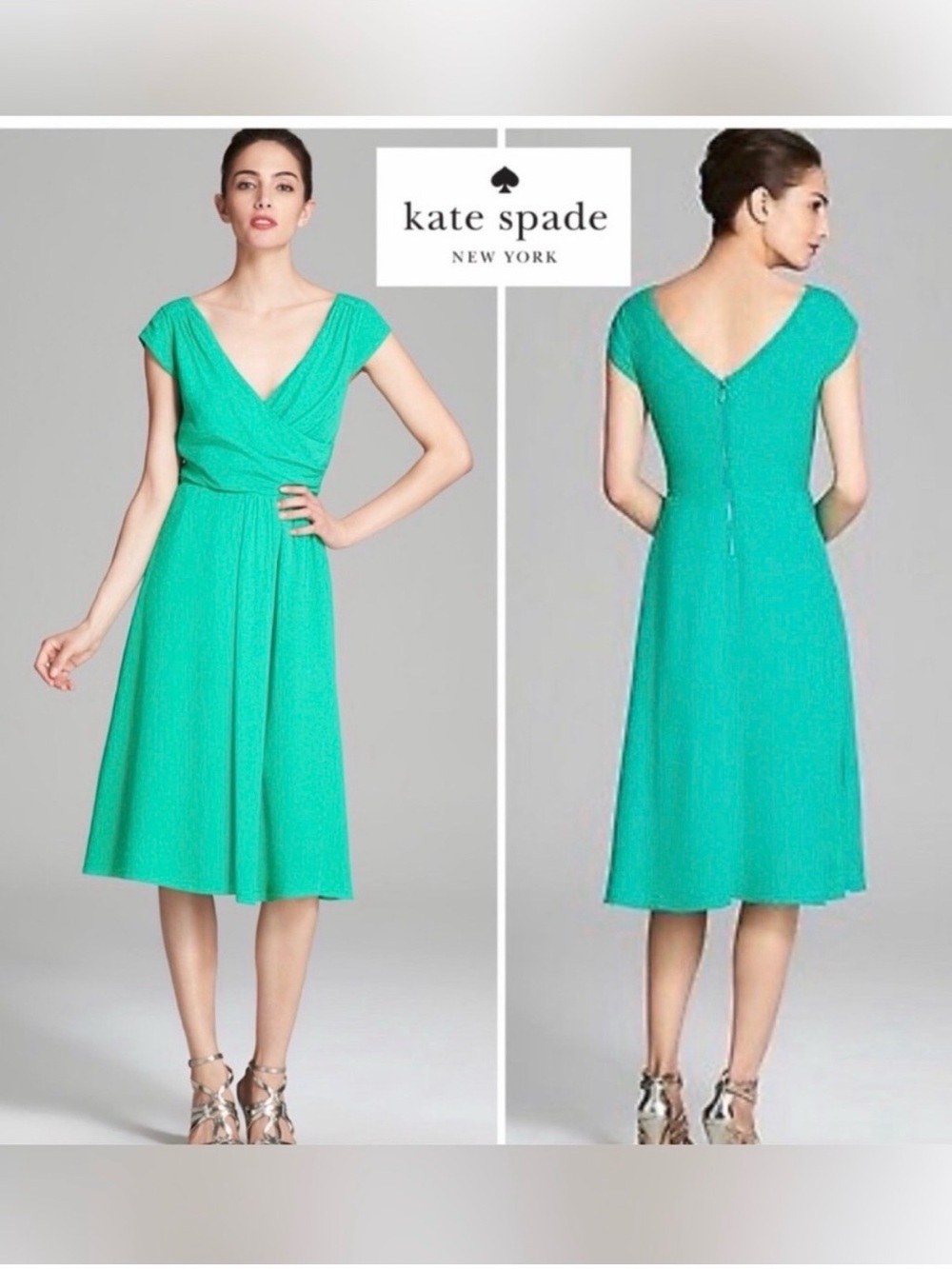 Kate Spade V-neck A-line Dress